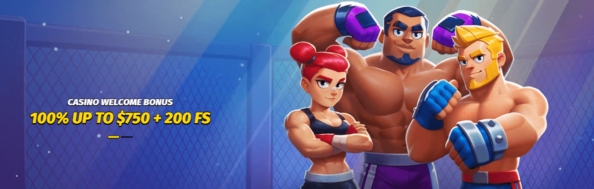 Casino welcome bonus banner at BigClash Casino in Canada